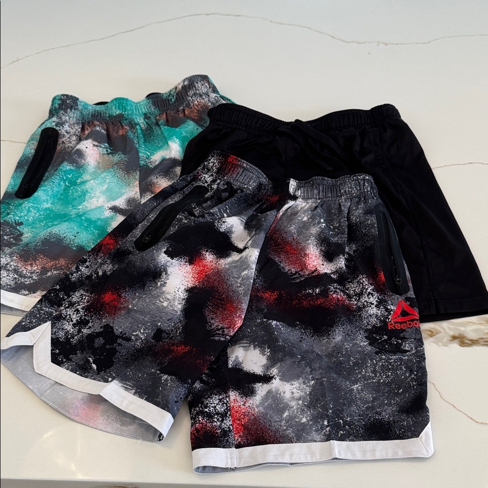 Boys Bundle of Multicolor and Black Shorts Set